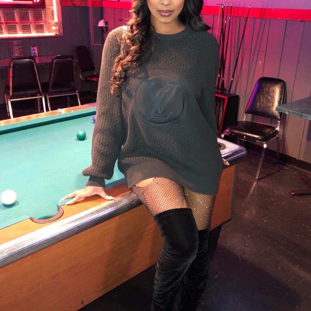 Louis Vuitton Dark Gray Crewneck Sweater